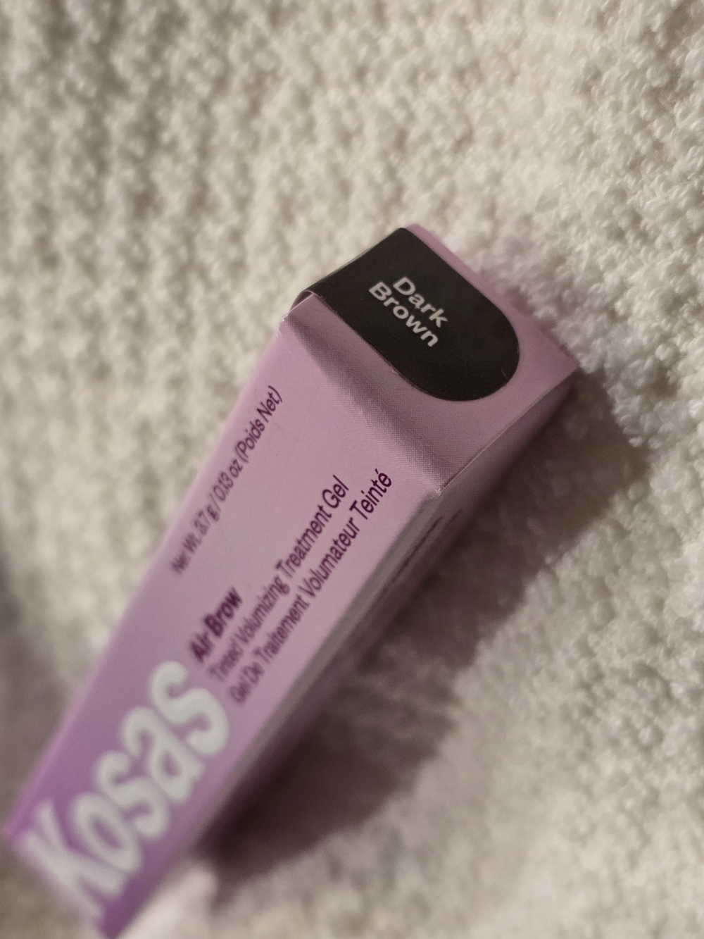 Kosas Air Brow Tinted Sculpting Gel — Dark Brown